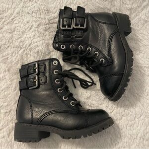 Wonder Nation Toddler Size 7 Black Boots